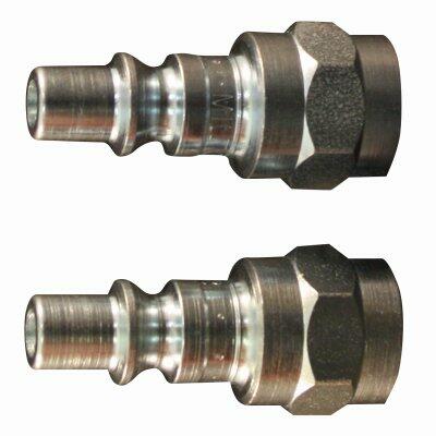 2PK 1/4" NPTF A Coupler Industrial Air Hydraulic Steel Fittings
