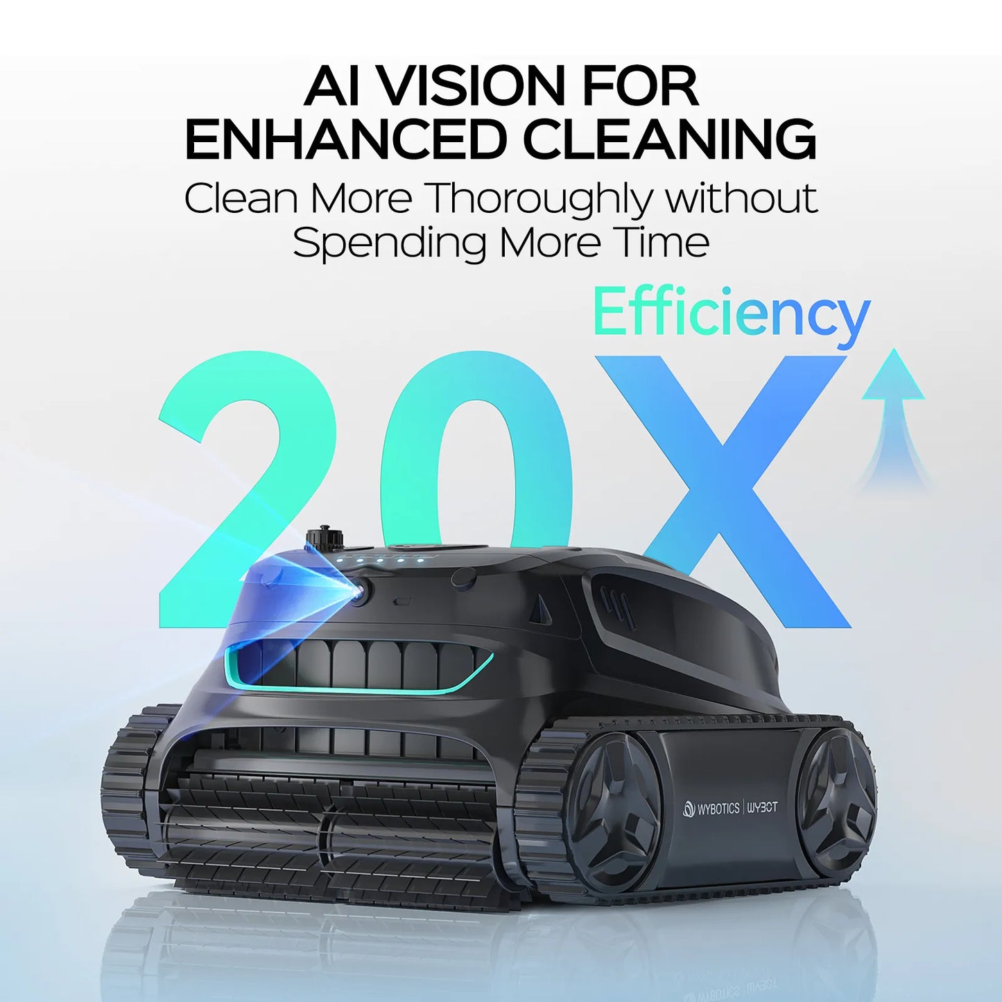WYBOT S2 Solar Vision Robotic Pool Cleaner