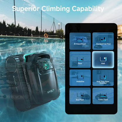 WYBOT M2 Vision Tech High-End Cordless Robotic Pool Cleaner