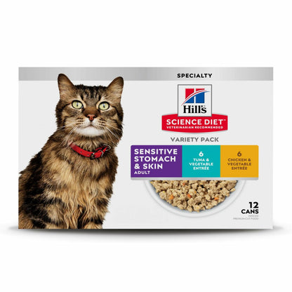 BestBy03/26 Hill's Science Diet Sensitive Stomach & Skin Adult 1-6 12-pack