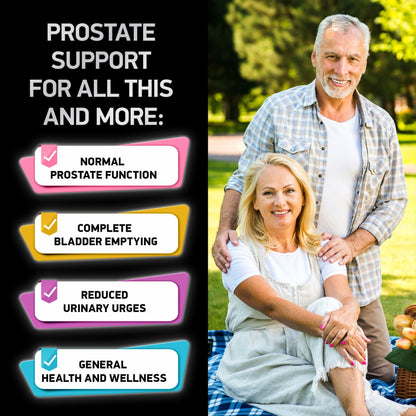 BIOACTIVE LABS Prostate Supplement – Saw Palmetto & Pumpkin, 180 Tabs