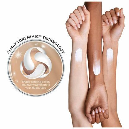 Almay Smart Shade Foundation 1oz 500 Deep Like Me Natural Finish SPF 15