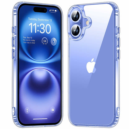 MOZOTER iPhone 16 Plus Case Clear Slim Shockproof Anti-Yellowing 6.7 inch