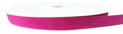 Abbaoww Hot Pink Velvet Ribbon 1 Inch x 25 Yards Single Face Crafts