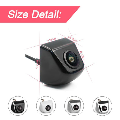 Waterproof Car Backup Camera HD 960x720 155° Wide View Night Vision Black