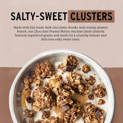 BestBy02/25 Purely Elizabeth Chocolate Peanut Butter Granola Gluten-Free Non-GMO