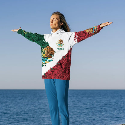 FAYBA Mexican Hoodies 3D Print Casual Pullover White 2XL New