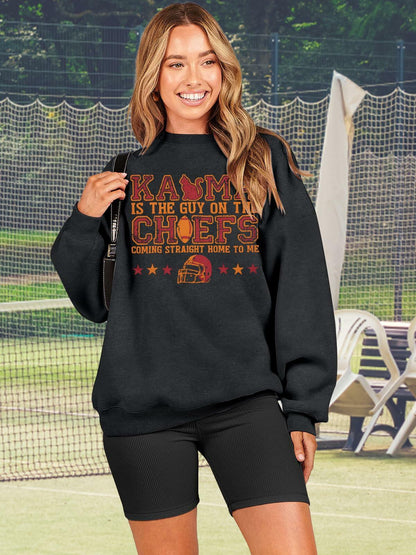 BANGELY Women's Football Sweatshirt Long Sleeve Pullover