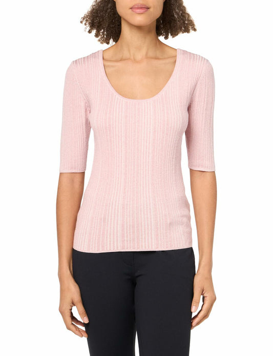 Majestic Filatures Women's Noir Linen Tee Black, Size M