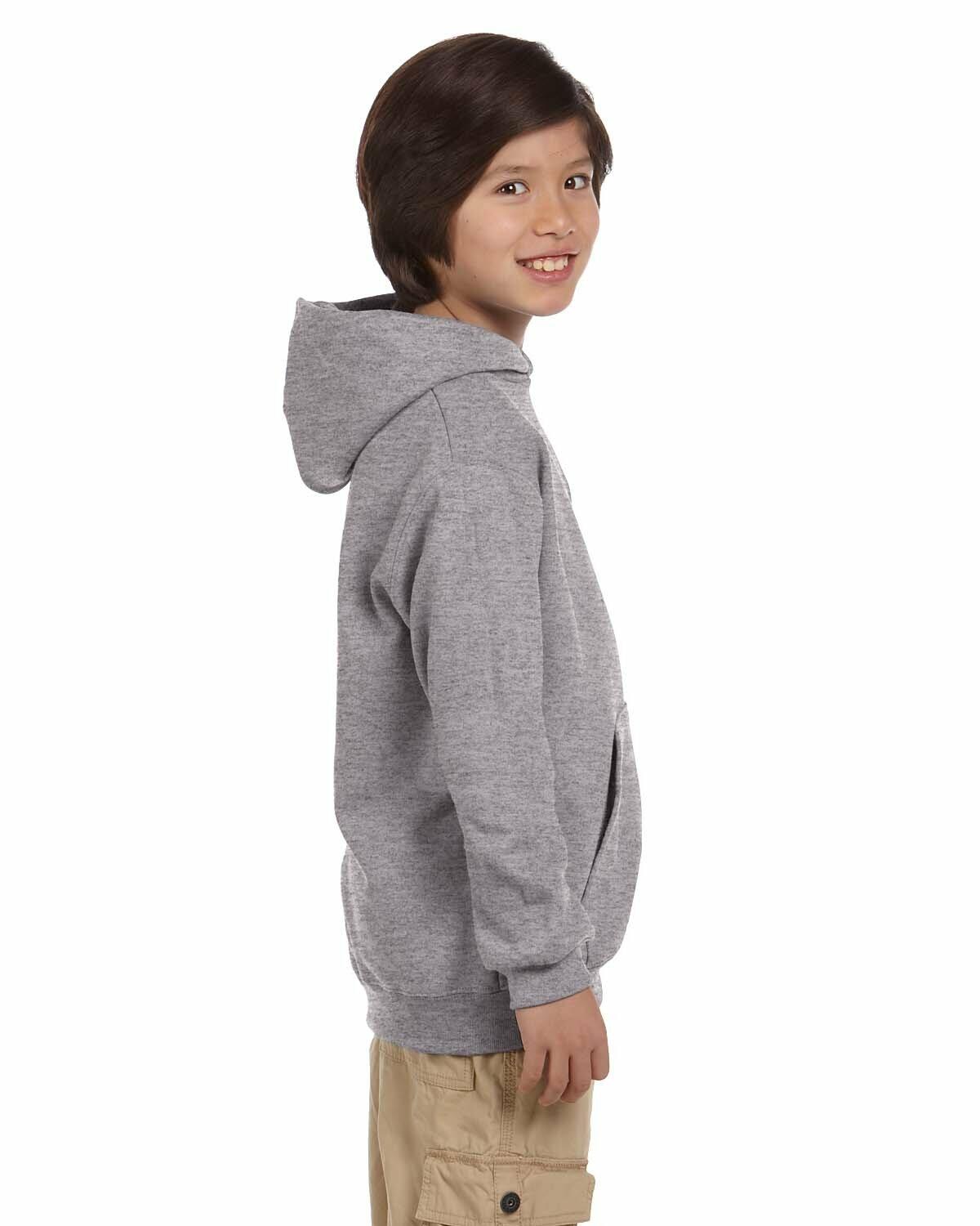 Champion Youth Pullover Hoodie Light Steel Size Small