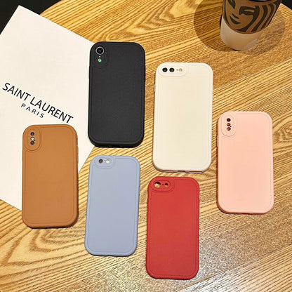 Callyue iPhone 16 Pro Max TPU Case Circular Edges Camera Protection Black