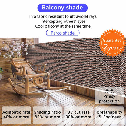 demoul Privacy Fence Balcony Screen Outdoor Patio Cover 3x5.75 ft