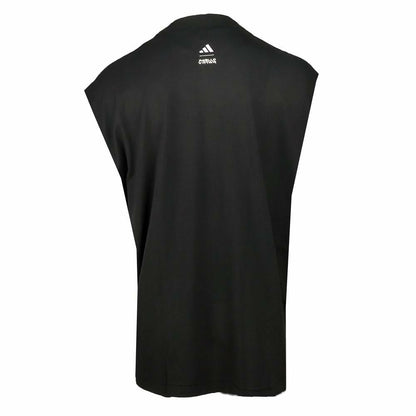 adidas Men's Pride Graphic Crop Tank Top Black Size S