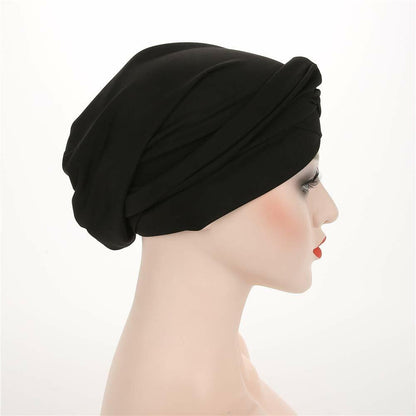 beauty YFJH Women Chemo Beanie Cancer Turban Head Wrap Caps Black