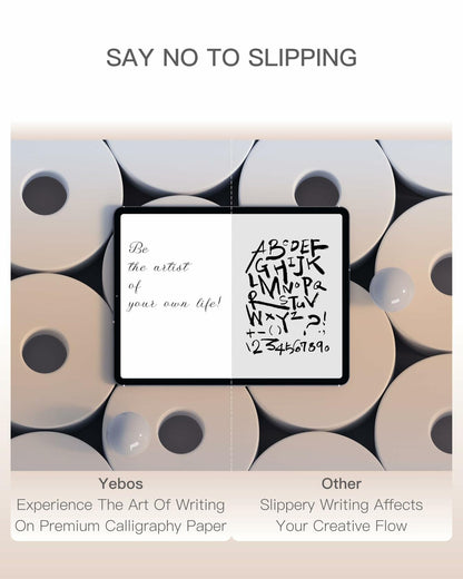 YEBOS Magnetic Paper-Feel Screen Protector for iPad Pro 13 2024 Black