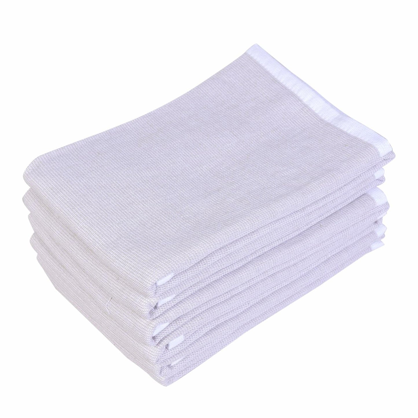 Yourtablecloth Dishtowels Set of 5 Nautical Blue Cotton Kitchen Towels