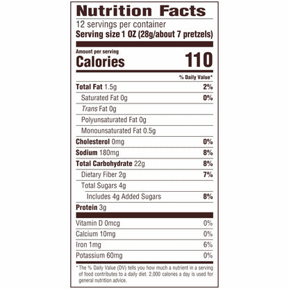 BestBy06/25 Snyder's of Hanover Braided Pretzel Twists Honey Wheat 12 Oz