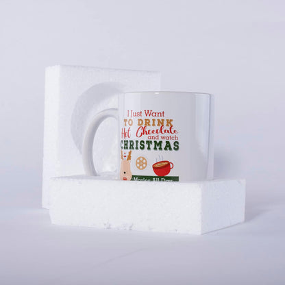 Tiberias Christmas Coffee Mug Ceramic Tea 11 Oz Holiday Gift Box