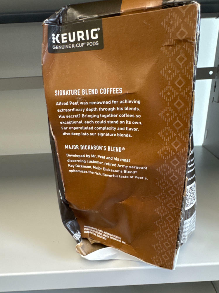 [Like New] BestBy05/25 Peet's Coffee K Cup Major Dickasons Blend 14.1oz