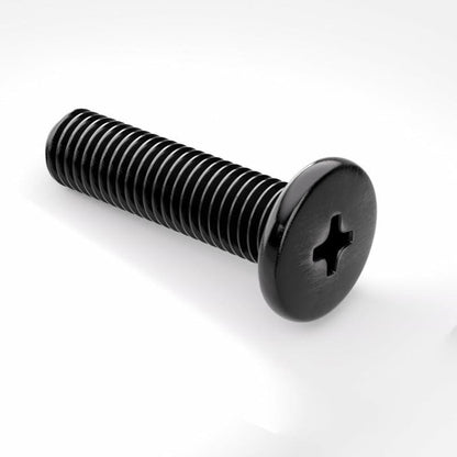 TESILANG M1.6x2mm Computer Screws Motherboard Standoffs Kit 50pcs Black