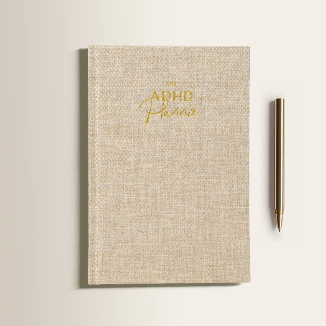 The ADHD Planner for Adults Undated Daily & Weekly Journal 90 Days Habit Tracker