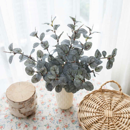 [Like New] KIRIFLY 10pcs Eucalyptus Stems Indoor Greenery Décor GREEN