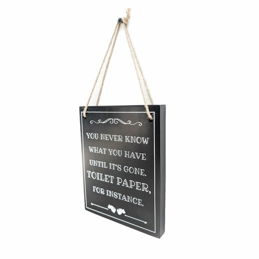 ARTAWEIN Bathroom Rules Wall Art Sign Rustic Humorous Decor