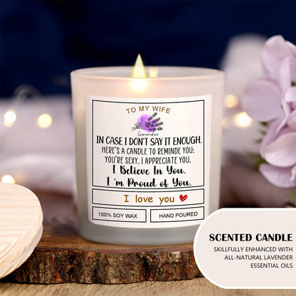 [Like New] Romantic Candle Gift for Wife Valentines Birthday Anniversary Gift