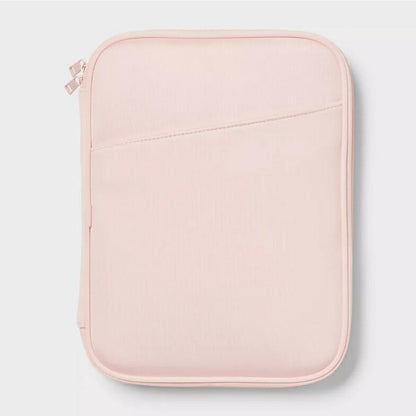 [Like_new] Brightroom Zip Tablet Pouch Laptop Bag Blush Pink 12in x 9.25in
