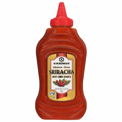 BestBy07/25 Kikkoman Gluten-Free Sriracha Hot Chili Sauce 20oz Tamari Soy