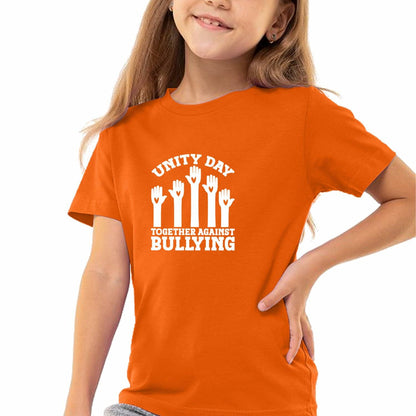 Unity Day Youth Heart Rainbow Be Kind Shirt Anti Bullying Tee Size Youth US 14