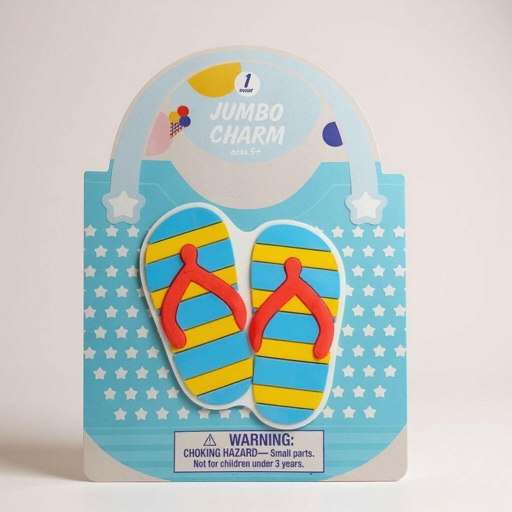 Target Bullseye's Playground Jumbo Charm Flip-Flops PVC Multicolor 1 Unit