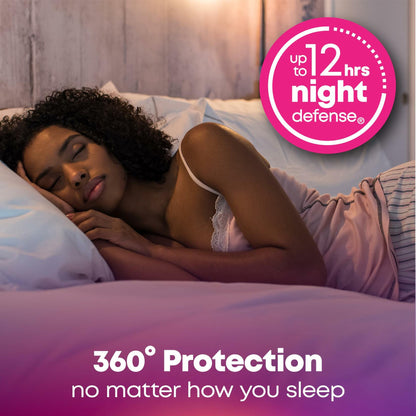 U by Kotex Balance Ultra Thin Overnight Pads with Wings 38 Count