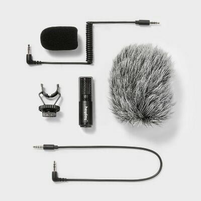 [Like New] Heyday™ Cardioid Lavalier Microphone Black 3.5mm Jack Omnidirectional