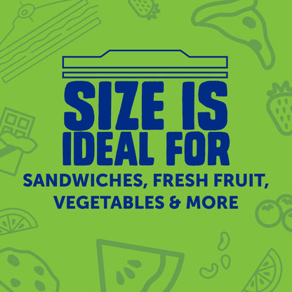 [Like New] Ziploc Sandwich & Snack Bags 105 Count EasyGuide Grip n Seal Storage