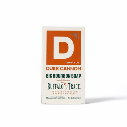 Duke Cannon Supply Co. Men's Bourbon Bar Soap 10 oz Extra Large USA Made