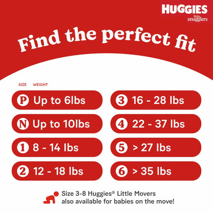 [Like New] HUGGIES Little Snugglers Baby Diapers White 31 Count Size Newborn