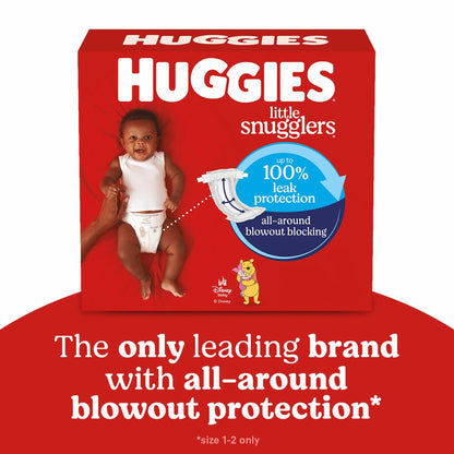 [Like New] HUGGIES Little Snugglers Baby Diapers White 31 Count Size Newborn