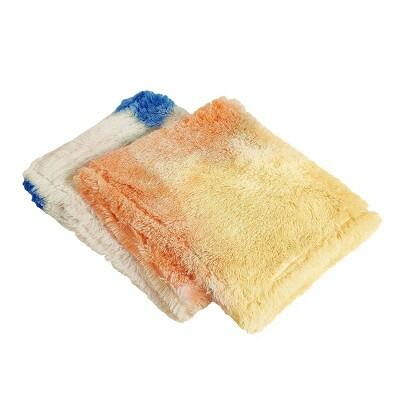 Teen Tie Dye Faux Fur Throw Blanket - Makers Collective