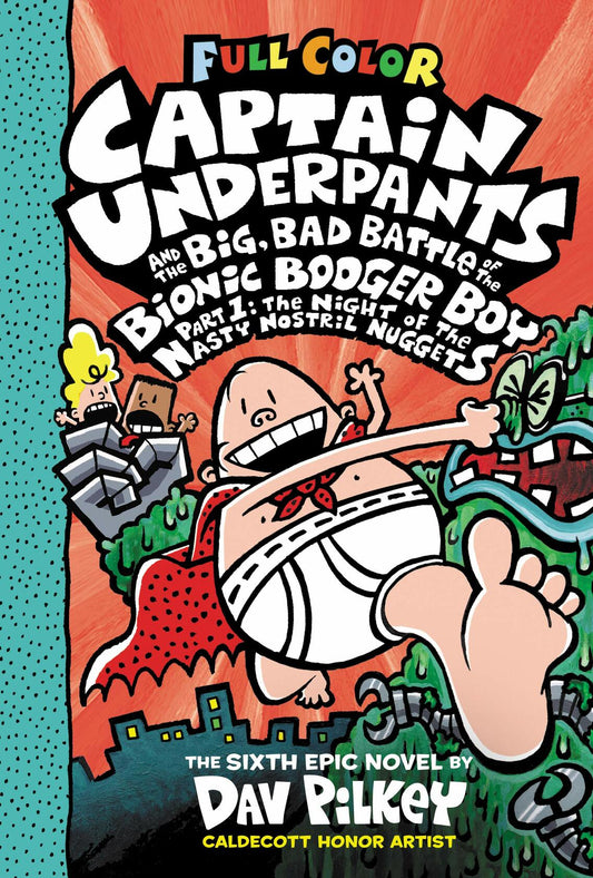 [Like New] Captain Underpants Big Bad Battle Bionic Booger Boy Color Edition Illustrated