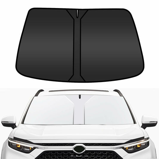 COFSODI Car Windshield Sunshade Double Thickened UV Protection Black