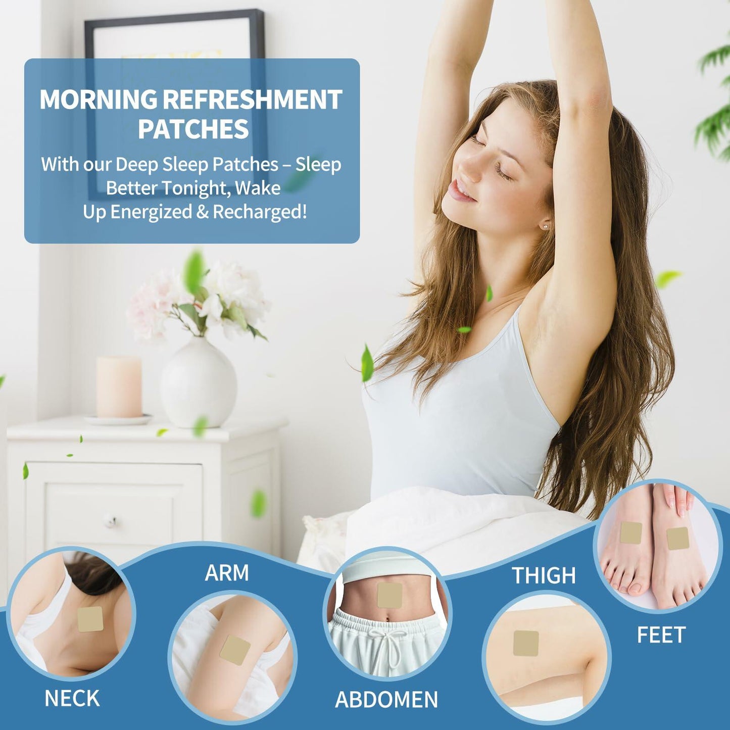 Bodybay Sleep Patches Natural Plant Extract Night Rest 60 PCS Color 1