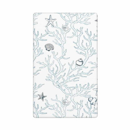romyessen Ocean Coral Light Switch Cover Decorative Wall Plate Standard Size