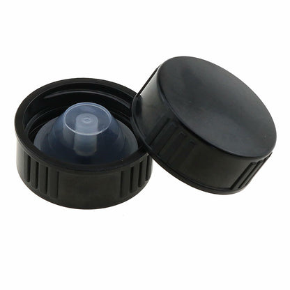 ZZHXSM 12PCS 28mm Bakelite Phenolic Resin Sealing Screw Caps Black