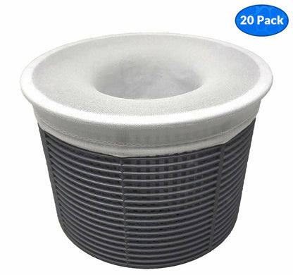Value Brite Pool Skimmer Socks Pack of 20 Fine Mesh Pre-Filter Savers