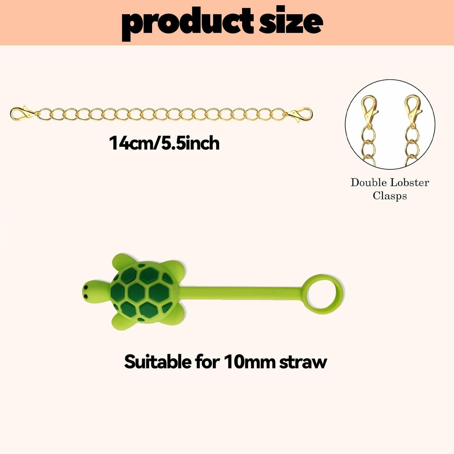 Xyntara Silicone Straw Covers for Stanley 40oz Cups Christmas Style 8pcs