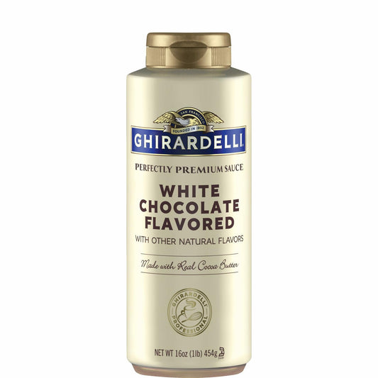 BestBy03/26 Ghirardelli White Chocolate Sauce 16oz Squeeze Bottle