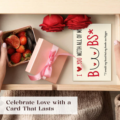 ZapDesk Funny Valentines Day Card for Him Husband Boyfriend Fiance C-Style16