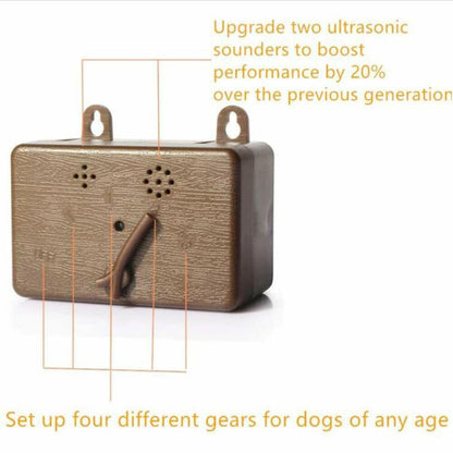 Humutan Anti Barking Device Waterproof Ultrasonic Adjustable Level Outdoor