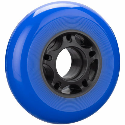 WHEELCOME Inline Skate Wheels 85a Blue 64mm 8-Pack Replacement